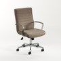 Atlas Collection Mid Back Conference Chair - Brown Vinyl (MOS1E646960BRN)