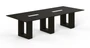 10' Coltello Conference Table in Espresso with Aureola Bases (CD-CCT10-AB-E (GROUP))