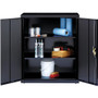 Fortress Series Storage Cabinets  18" x 36" x 42"  3 x Shelf(ves)  Recessed Locking Door, (MOS41305)
