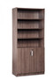 6 Shelf Bookcase w/Lockable Doors