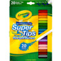 Crayola Super Tips Washable Markers - Fine Marker Point - Assorted - 20 / Set (CYO588106)