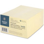 Business Source Repositionable Notes - 3" x 5" - Rectangle - Yellow - Repositionable, Solvent-free (BSN16455)