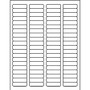 Business Source Clear Return Address Laser Labels - 1/2" Height x 1 3/4" Width - Permanent Adhesive (BSN26121)