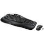 Logitech MK550 Wireless Wave Keyboard and Mouse Combo, Ergonomic Wave Design, Black - USB Wireless (LOG920002555)