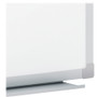 Mead Basic Dry-Erase Board - 48" (4 ft) Width x 36" (3 ft) Height - White Melamine Surface - Silver (MEA85357)