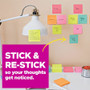 Post-it Super Sticky Notes Cabinet Pack - Energy Boost Color Collection - 1680 - 3" x 3" - - - (MMM65424SSAUCP)