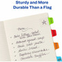 Avery Mini Ultra Tabs - 80 Tab(s) - 1.50" Tab Height x 1" Tab Width - Red Film, Clear Paper, - (AVE74763)