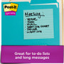 Post-it Super Sticky Lined Notes - Supernova Neons Color Collection - 540 x Multicolor - 4" x (MMM6756SSMIA)