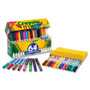 Crayola Washable Markers - Conical Marker Point StyleGel-based Ink - 64 / Set (CYO588180)