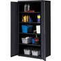 Storage Cabinet  24" x 36" x 72"  5 x Shelf(ves)  Hinged Door(s)  Sturdy, Recessed Lock, (MOS34410)