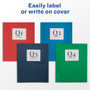 Avery Letter Pocket Folder - 8 1/2" x 11" - 40 Sheet Capacity - 2 Internal Pocket(s) - Light - (AVE47986CT)