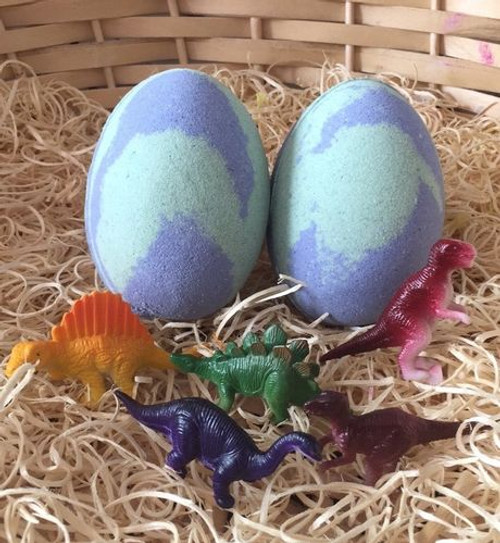 X3 Dinosaur Egg Bath Bombs - Toy Dinosaur Inside (Wholesale)