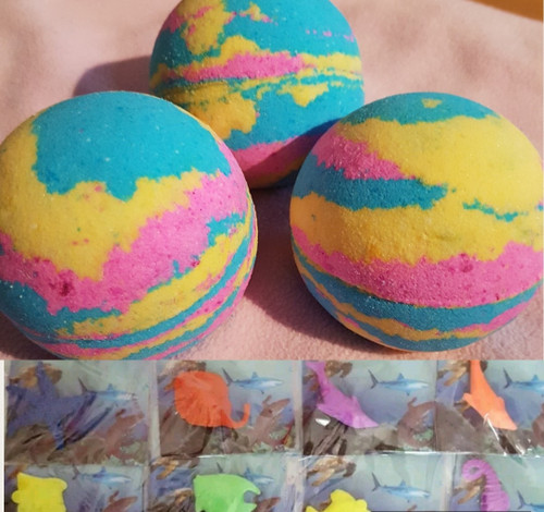 X3 Hidden Treasure Bath Bombs - Sea Creature Inside which grows 600% of its size (Wholesale)