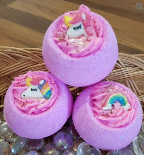 X3 Unicorns & Rainbows Bath Bombs with Shea Butter (Wholesale)