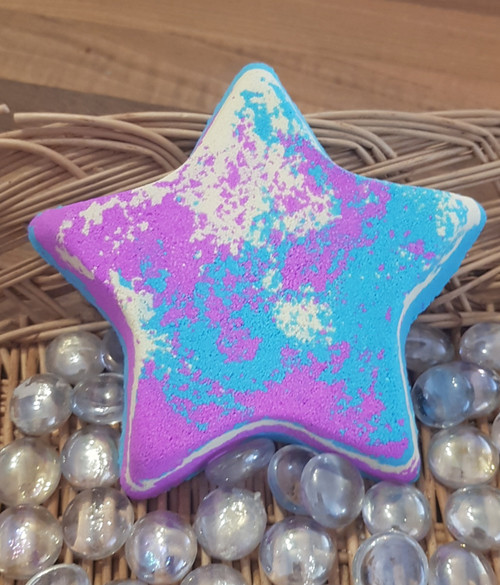 X3 Jumbo Star Bath Bombs - Pink, Yellow & Blue (Wholesale)