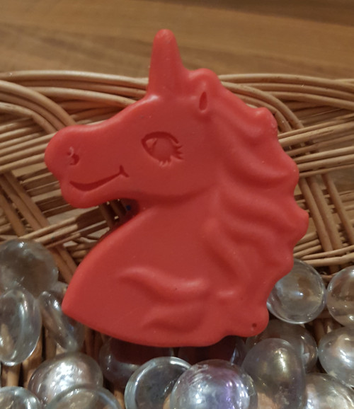 X3 Red Unicorn Head Soaps (Wholesale)