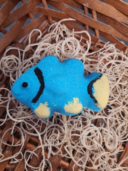 X3 Dory Fish Bath Bombs - Blue & Yellow (Wholesale)