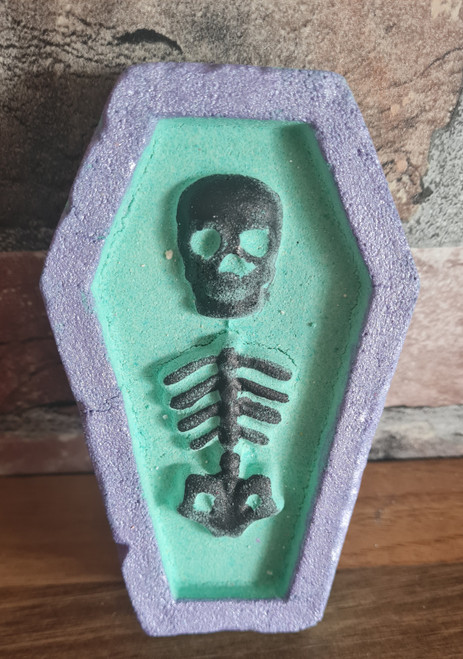 X3 Skeleton Coffin Bath Bombs - Hand Painted (Wholesale)