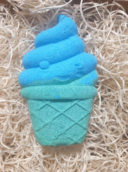 Ice Cream Bath Bomb - Blue & Green