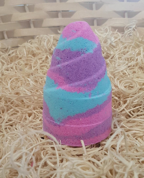 Pink, Purple & Blue Swirls Unicorn Horn Bath Bomb