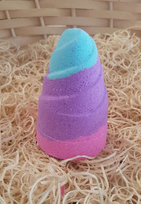 Pink, Purple & Blue Blocks Unicorn Horn Bath Bomb