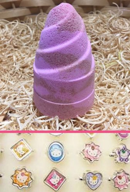 Hey Kitty Bath Bomb - Hello Kitty Ring Inside