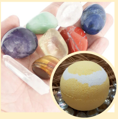 Healing Crystal Buried Treasure Bath Bomb