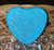 X3 Blue Sparkle Heart Bath Bombs (Wholesale)