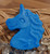 X3 Blue Unicorn Head Soaps (Wholesale)