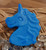 Blue Unicorn Head Soap