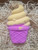 Ice Cream Bath Bomb - Pink & Yellow
