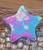 Jumbo Star Bath Bomb - Pink, Yellow & Blue