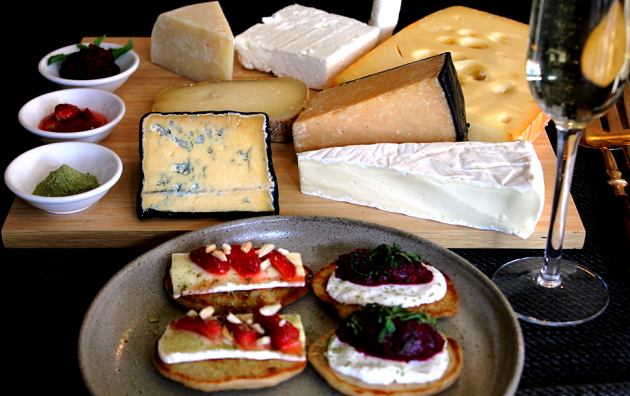 Cheese inspired cooking class | 6 stunning dishes 6 stunning Politini Wines