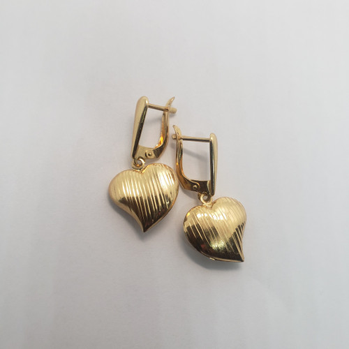 Heart shaped Dangle Earrings