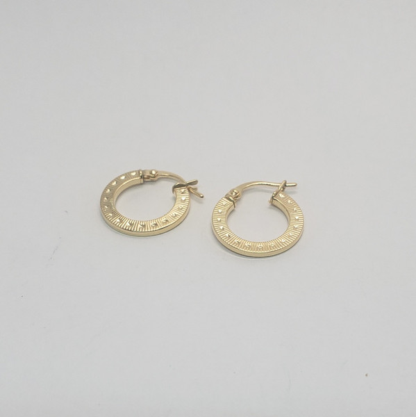 Dotted  design flat hoops Extra Small