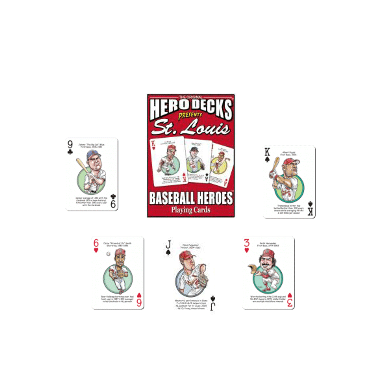 St. Louis Cardinals Playing Cards - The Initial Design: gifts & monograms