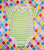 Lime Green Stripe Short Sleeve