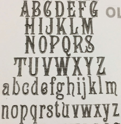 Campanile Alphabet