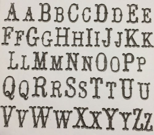 Vintage Alphabet