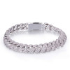 10MM Moissanite Cuban Link Bracelet in Sterling Silver silver bracelets Chez Judy 10MM Moissanite Cuban Link Bracelet in Sterling Silver silver bracelets Chez Judy