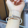 Platinum Juste un Clou Bangle Bracelet bracelets Chez Judy