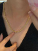 5mm Chunky Rope Chain Necklace in 18K Gold