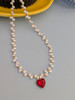 Sweetheart Rice-Pearl Necklace