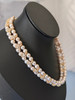 Double Strand Sakura Pink Pearl Necklace