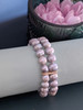 Silvery-Gray Double-Strand Bracelet