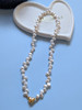 Petal Heart Pearl Necklace