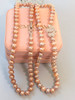 Peach Glow Pearl Necklace