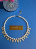 Golden Laurel Pearl Necklace