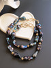 Peacock Glow Baroque Necklace & Bracelet Set