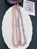 Natural Aura Oval Pearl Necklace